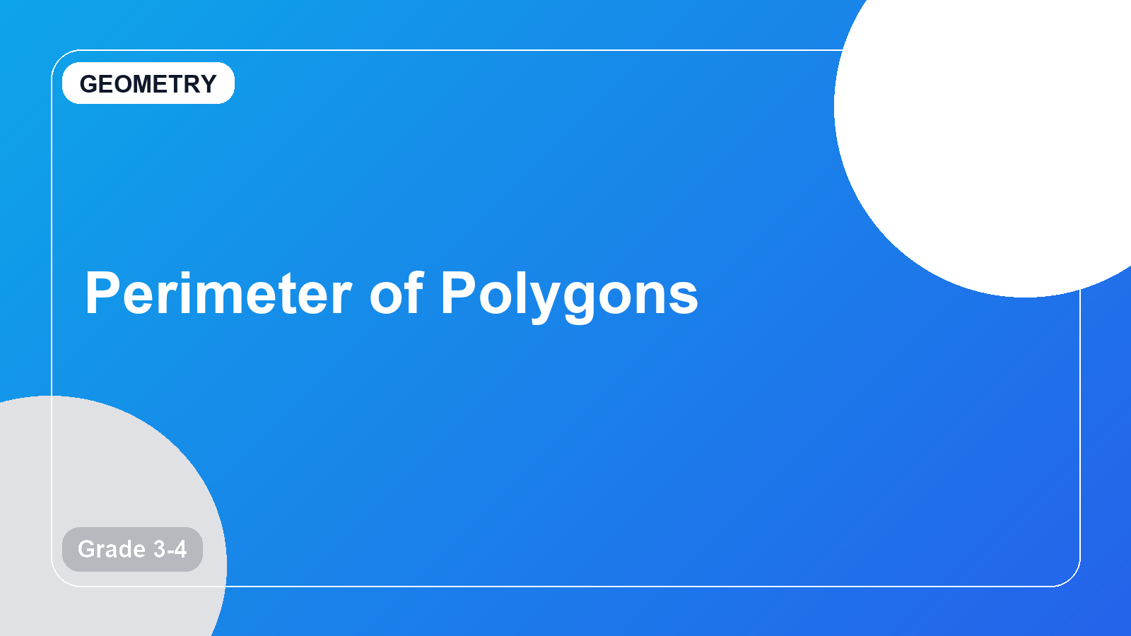 Perimeter of Polygons